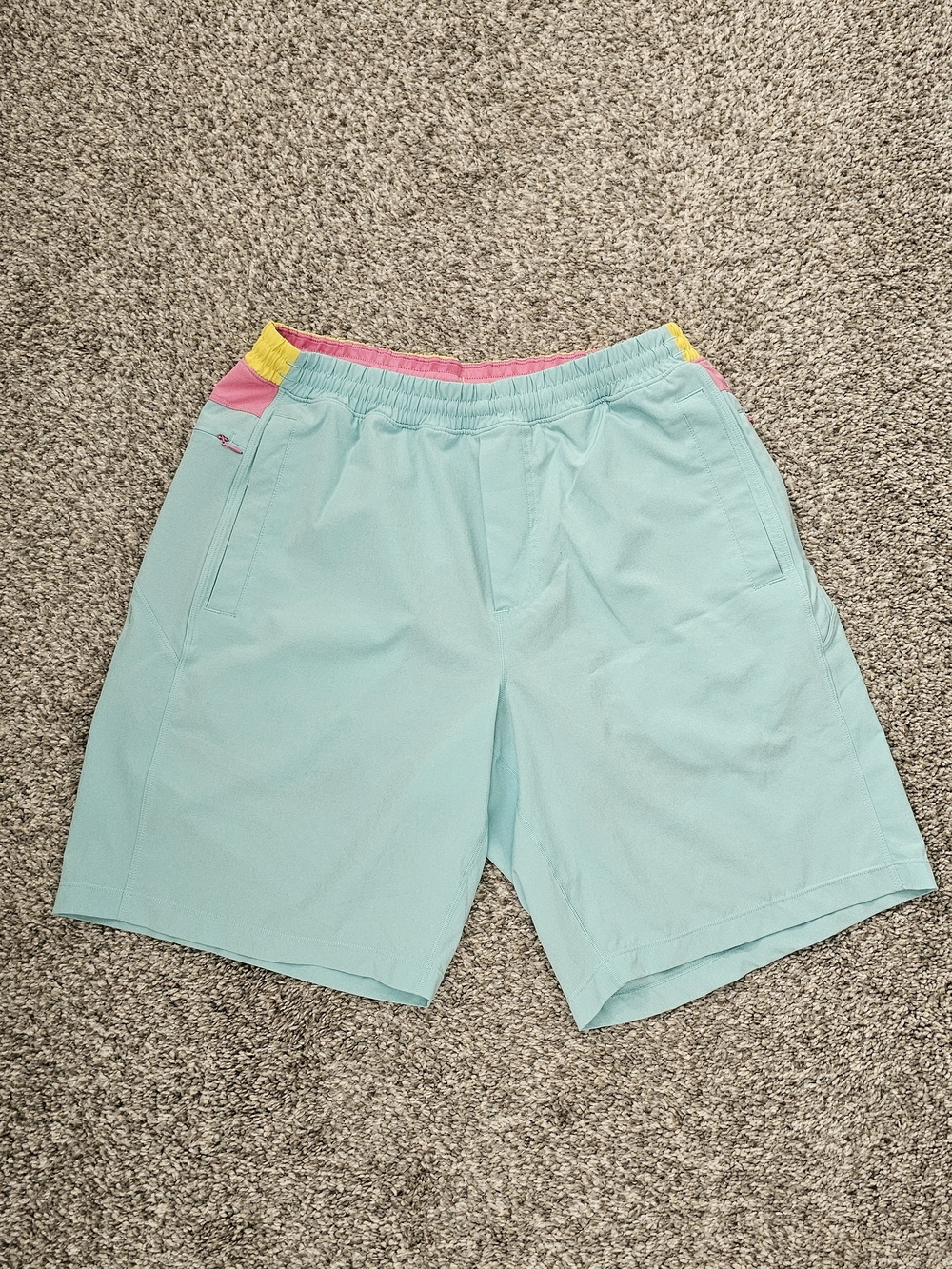Birddogs Light Teal Men’s Performance Shorts with Liner